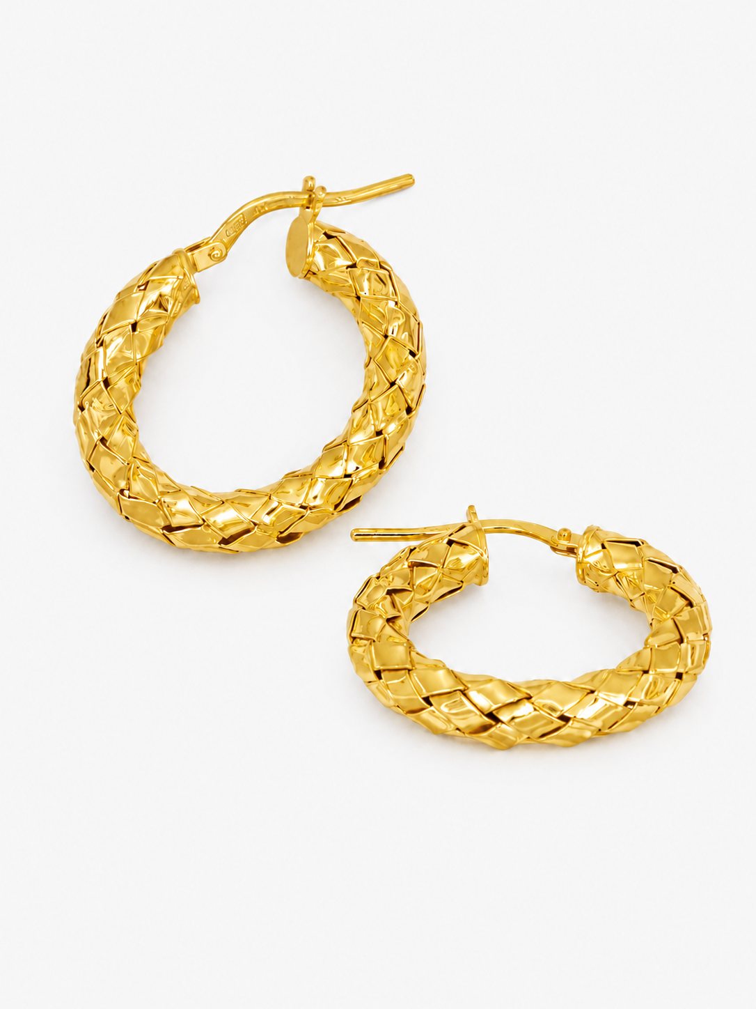 CHÉLIA MILANO Intreccio Classico Hoop Earrings