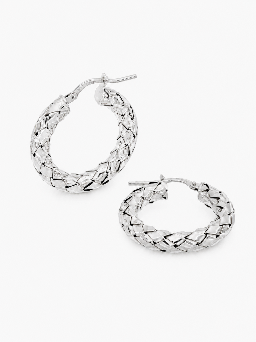 CHÉLIA MILANO Intreccio Classico Hoop Earrings