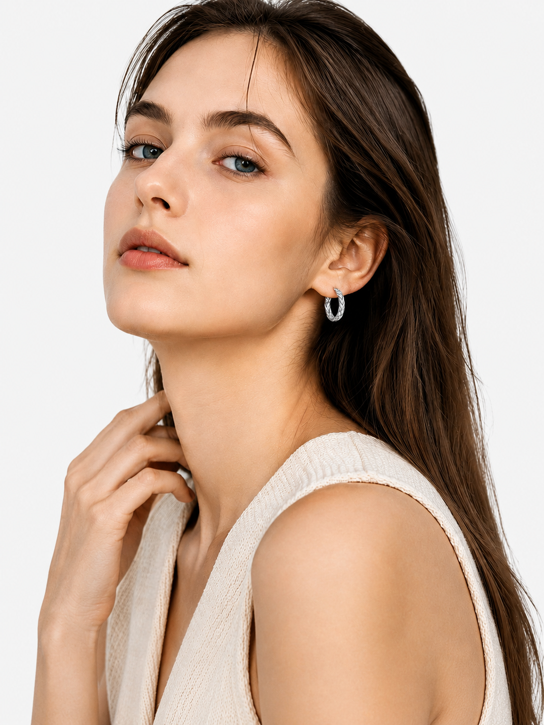 CHÉLIA MILANO Intreccio Classico Hoop Earrings