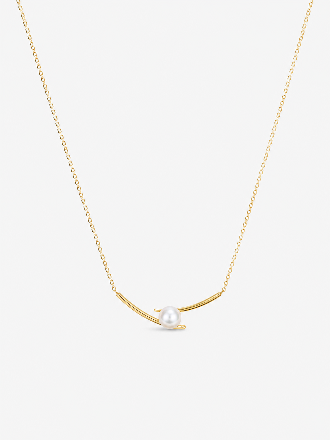 CHÉLIA Pearl Arc Necklace