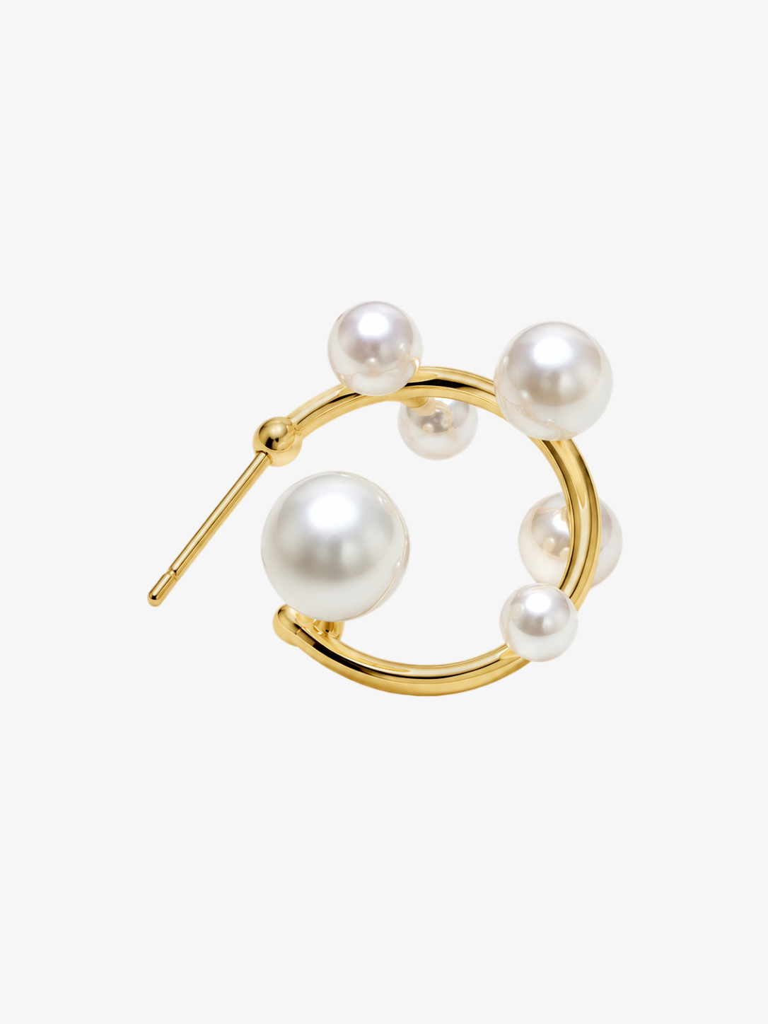 ISHIHARA Yozora Orbit Pearl Earrings