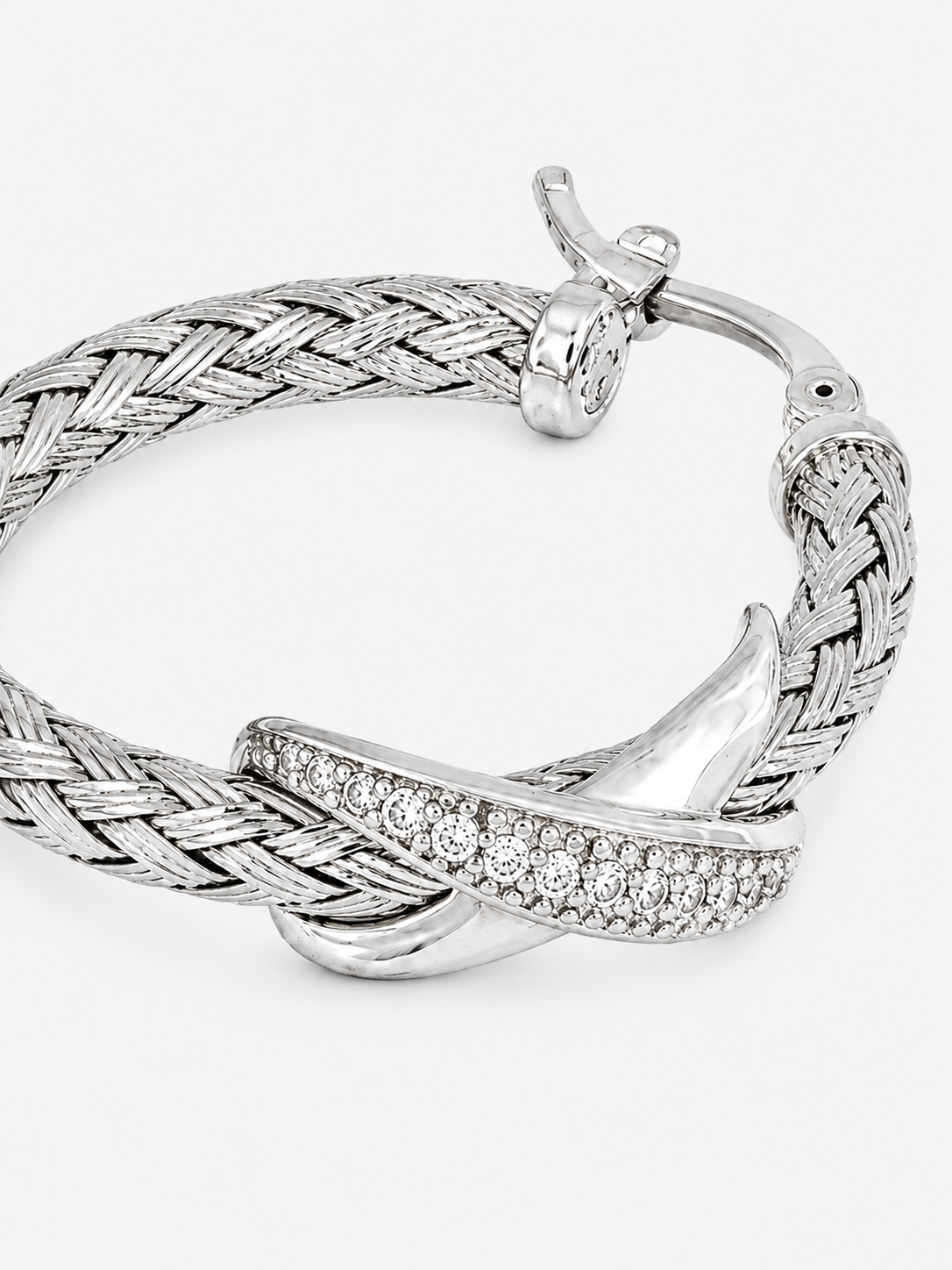 CHÉLIA MILANO Intreccio Lumière Hoop Earrings