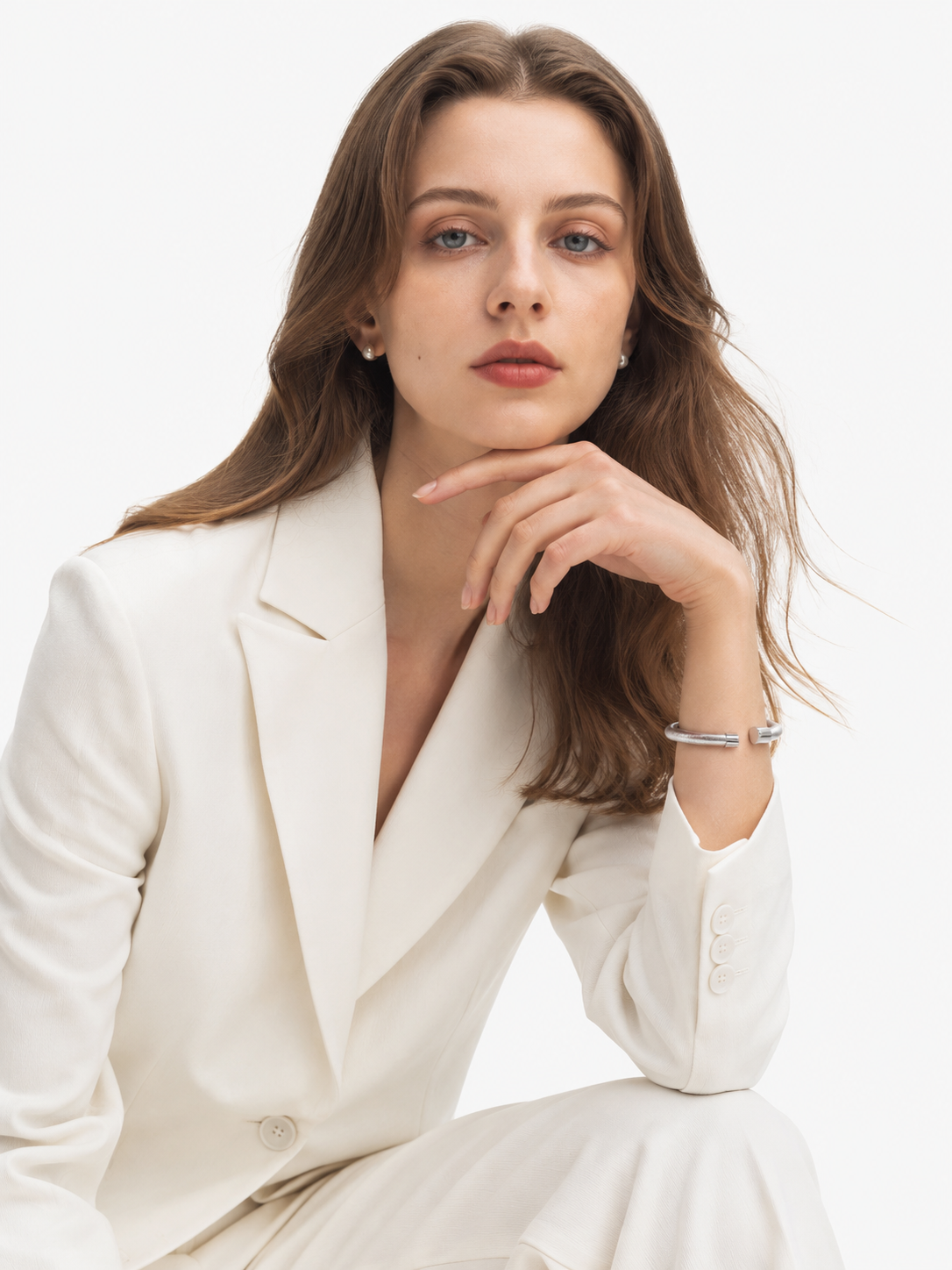 CHÉLIA MILANO Seta Argento Bangle