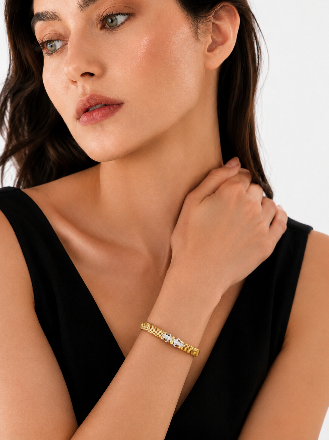 CHÉLIA MILANO Fiore Intreccio Bangle