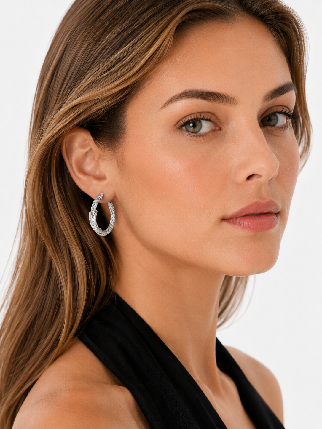 CHÉLIA MILANO Intreccio Lumière Hoop Earrings