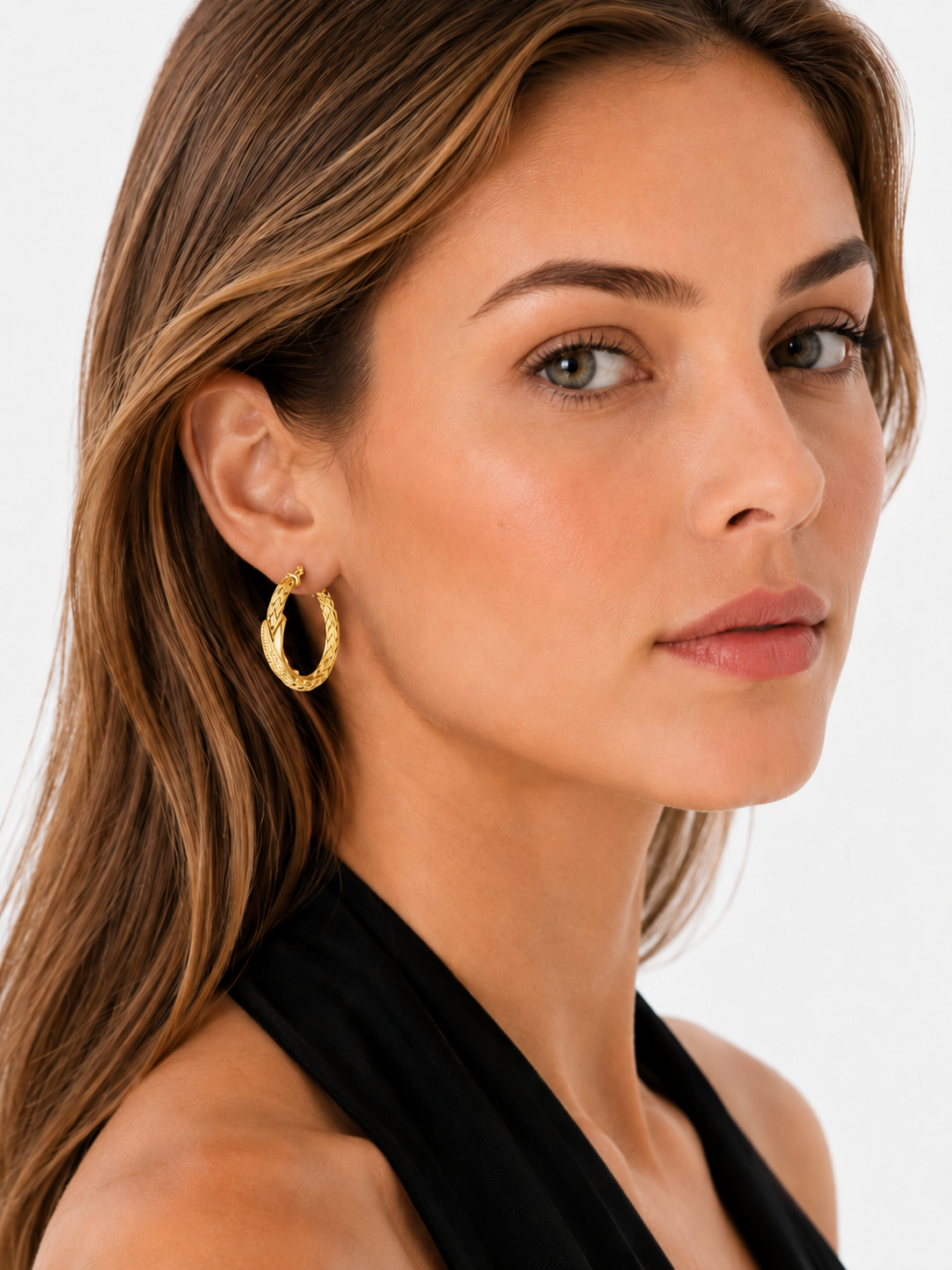 CHÉLIA MILANO Intreccio Lumière Hoop Earrings