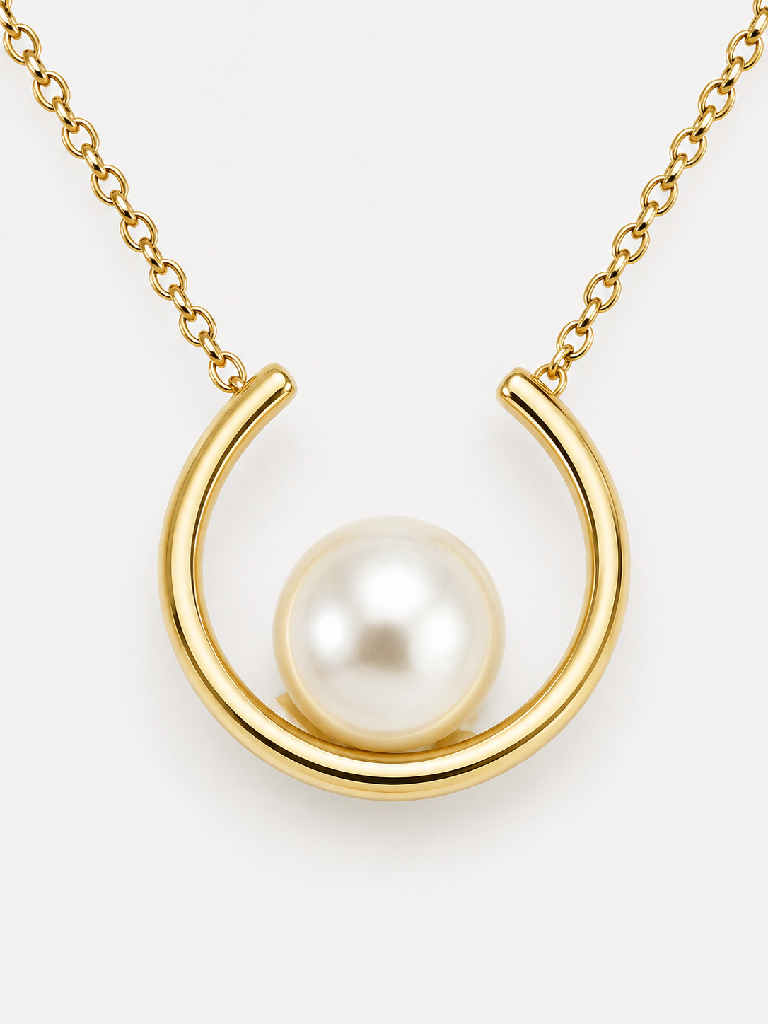 CHÉLIA Luna Pearl Necklace